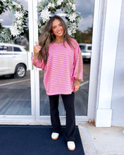 Load image into Gallery viewer, Delicate Lady Oversized Fit Top - Pink/Mocha
