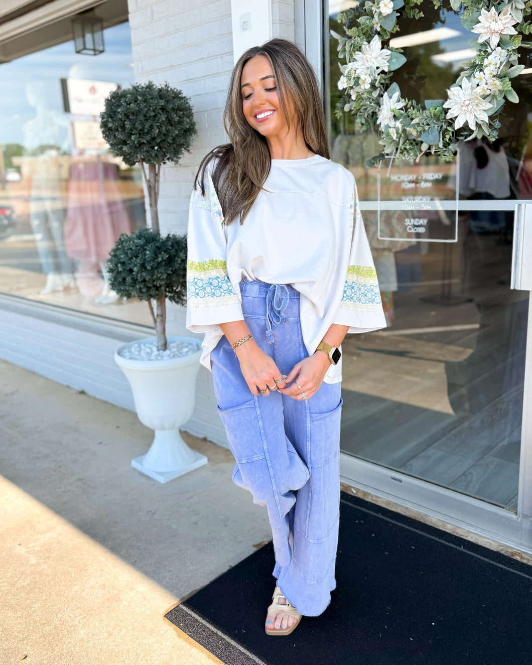 Lavender Tea Top