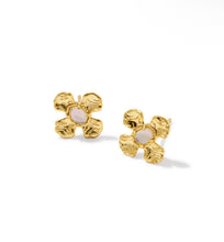 Load image into Gallery viewer, LEANNE STUD EARRINGS GOLD NATURAL MOTHER OF PEARL
