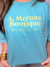 Load image into Gallery viewer, Blue &amp; Yellow Combo Logo Comfort Color Tee
