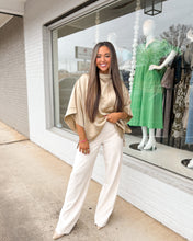 Load image into Gallery viewer, Mocking Blouse - Taupe

