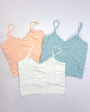 Load image into Gallery viewer, Shirred Cropped Tank
