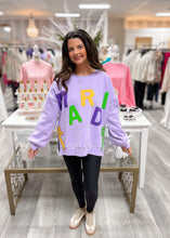 Load image into Gallery viewer, Mardi Bow Party Sweatshirt
