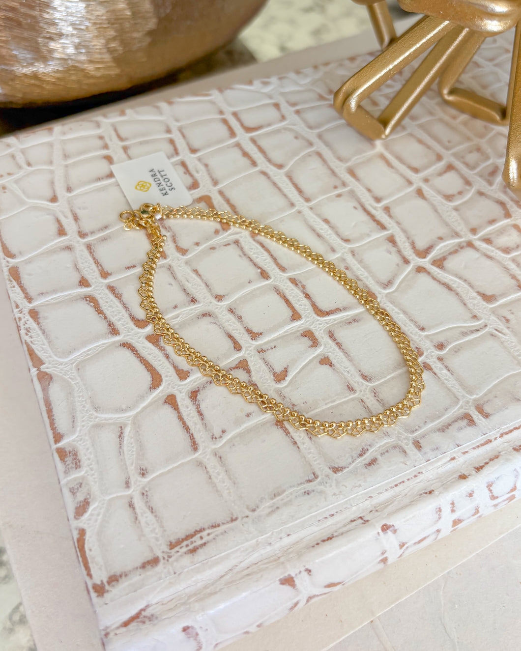 MALLORY ROSE ANKLET GOLD