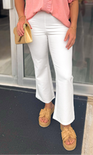 Load image into Gallery viewer, Hold Back Crop Flare Pants - Off White
