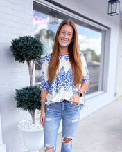 Load image into Gallery viewer, Get There Blouse - Blue
