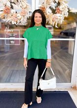 Load image into Gallery viewer, No Time Boxy Sweater - Green
