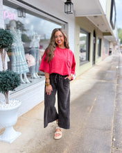 Load image into Gallery viewer, Forward Wide Legged Pants - Black
