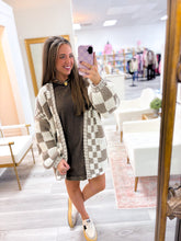 Load image into Gallery viewer, Check Mate Cardigan
