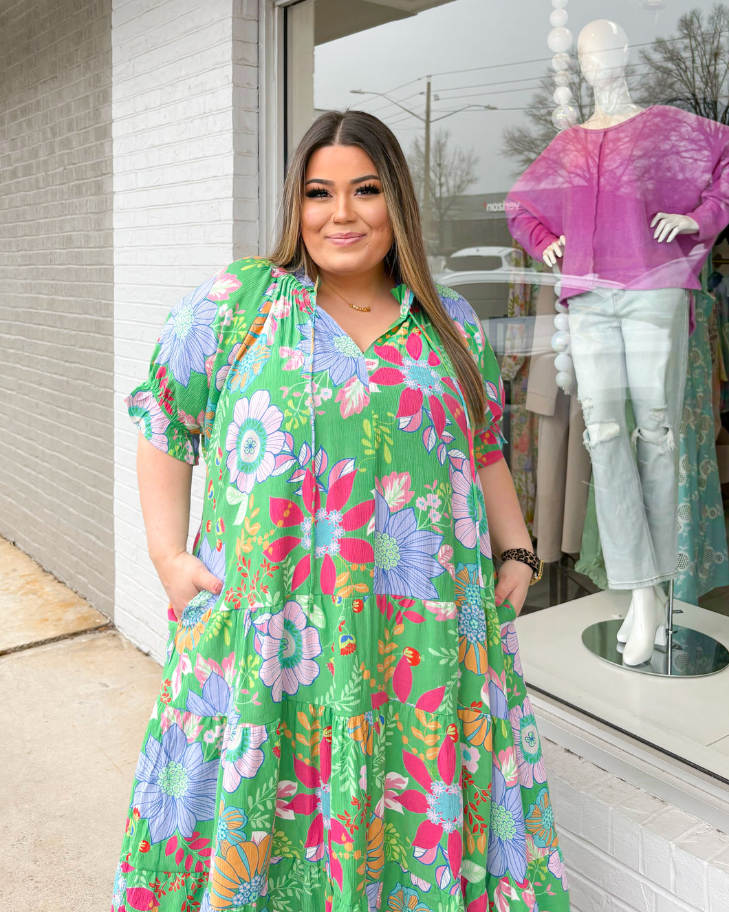 Apple Picking Midi Dress