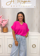 Load image into Gallery viewer, Bring It Blouse - Hot Pink
