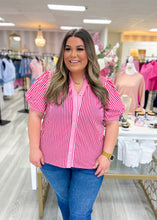 Load image into Gallery viewer, Pin It Button Blouse

