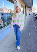 Load image into Gallery viewer, Disco Ball High Rise Ankle Straight
