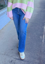 Load image into Gallery viewer, Disco Ball High Rise Ankle Straight
