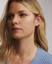 Load image into Gallery viewer, NOLA SHORT PENDANT NECKLACE GOLD IRIDESCENT DRUSY
