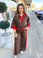Load image into Gallery viewer, Pop Of Red Cheetah Pants
