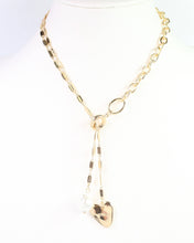 Load image into Gallery viewer, Maple Heart and Pearl Pendant Necklace
