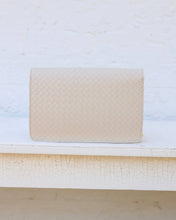 Load image into Gallery viewer, Bryn Clutch/Crossbody Woven Almond
