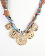 Load image into Gallery viewer, Sellers Scarf Charm Necklace Camel

