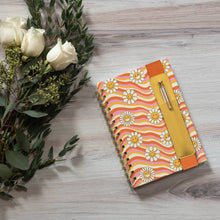 Load image into Gallery viewer, Waves of Melody Oliver Notebook with Pen Pocket
