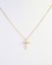 Load image into Gallery viewer, Millville CZ Pave Cross Necklace

