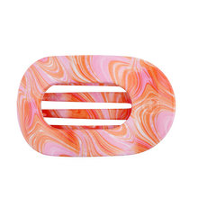 Load image into Gallery viewer, Just Keep Swimming | Large | Flat Round Hair Clip
