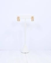 Load image into Gallery viewer, Adelaide CZ Baguette Hoop Earring

