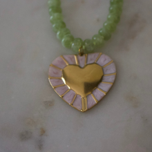 Load image into Gallery viewer, Olivia Heart Gemstone Necklace
