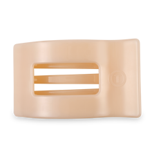 Load image into Gallery viewer, Flat Rectangle Hair Clip | Large | Almond Beige
