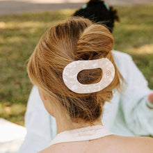 Load image into Gallery viewer, Flat Round Hair Clip | Large | Soft Surf
