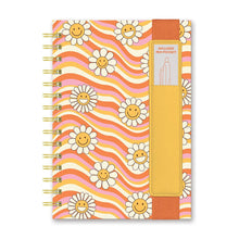 Load image into Gallery viewer, Waves of Melody Oliver Notebook with Pen Pocket

