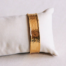 Load image into Gallery viewer, Wide Dented Bangle
