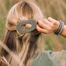 Load image into Gallery viewer, Flat Round Hair Clip | Medium | Sage It Ain&#39;t So
