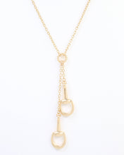 Load image into Gallery viewer, Henderson Horsebit Y Necklace
