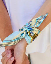 Load image into Gallery viewer, Sedgefield Scarf Bracelet Blue
