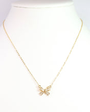 Load image into Gallery viewer, Darcy CZ Bow Necklace
