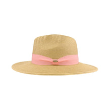 Load image into Gallery viewer, Brim Hat - Dk. Natural/Coral
