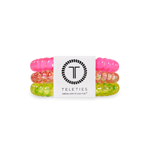Load image into Gallery viewer, Spiral Hair Coils | Small | Tropical Punch Hair Ties
