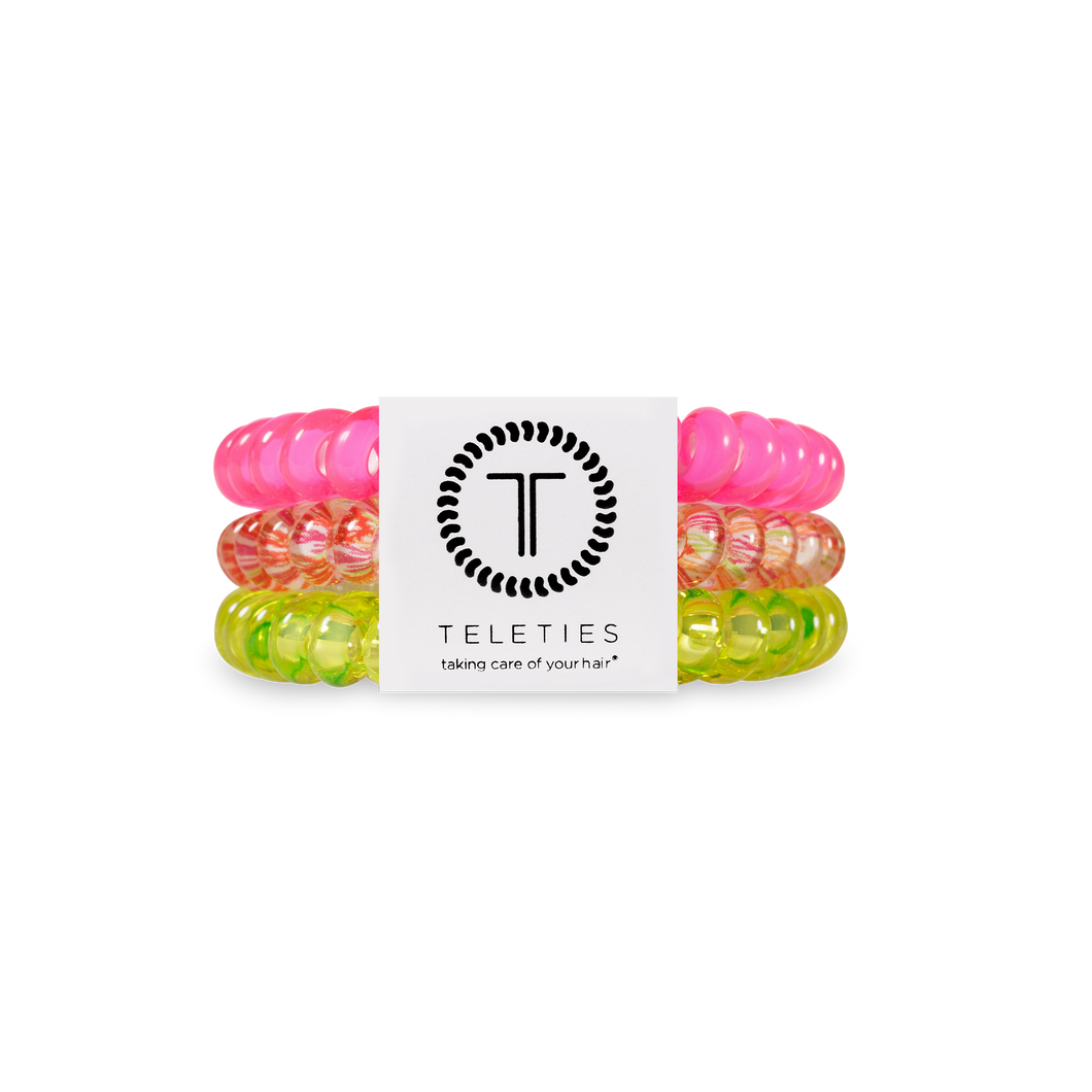 Spiral Hair Coils | Small | Tropical Punch Hair Ties