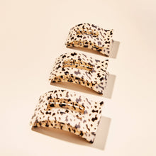 Load image into Gallery viewer, Flat Rectangle Hair Clip | Large | Blonde Tortoise
