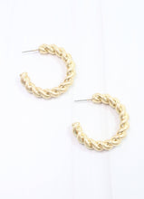 Load image into Gallery viewer, Berkeley Twisted Hoop Earring
