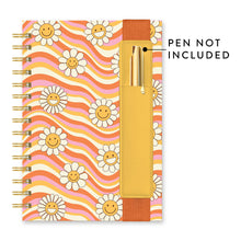 Load image into Gallery viewer, Waves of Melody Oliver Notebook with Pen Pocket
