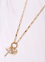 Load image into Gallery viewer, Arya Charm Cluster Necklace
