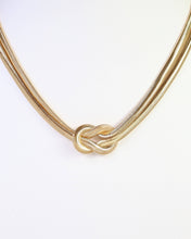 Load image into Gallery viewer, Mineola Layered Knot Chain Necklace
